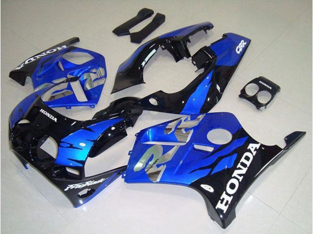 1988-1989 Blue Glossy Black Honda CBR250RR MC19 Motorcycle Fairings