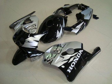 1990-1998 Silver Glossy Black Honda CBR250RR MC22 Motorcycle Fairings