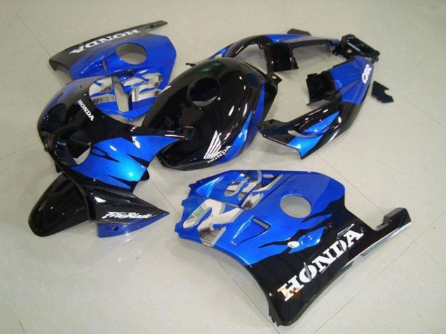1990-1998 Blue Glossy Black Honda CBR250RR MC22 Motorcycle Fairings
