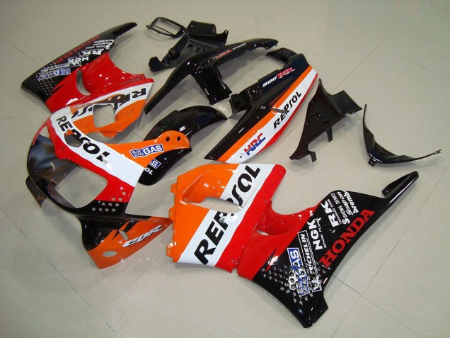 1994-1995 Orange White Red Glossy Black HRC Repsol Honda CBR900RR 893 Motorcycle Fairings
