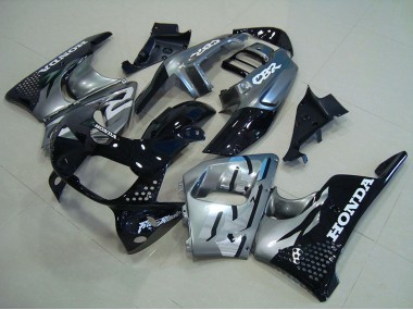 1996-1997 Silver Glossy Black Honda CBR900RR 893 Motorcycle Fairings