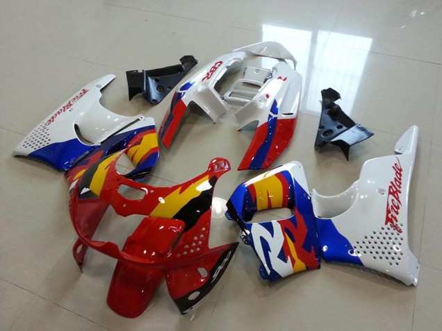 1996-1997 White Red Blue Yellow Honda CBR900RR 893 Motorcycle Fairings