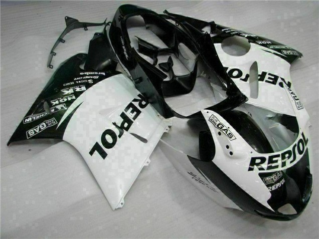 1996-2007 White Glossy Black Repsol Honda CBR1100XX Motorcycle Fairings