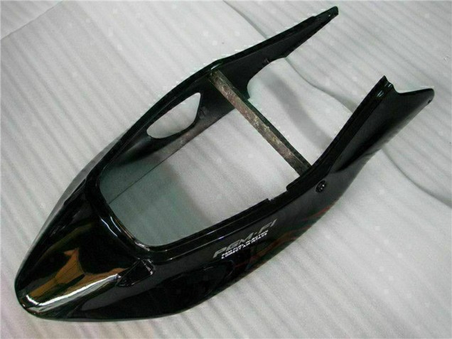 1996-2007 Glossy Black Red Flame Honda CBR1100XX Abs Motorcycle Fairing