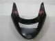 1996-2007 Glossy Black Red Flame Honda CBR1100XX Abs Motorcycle Fairings