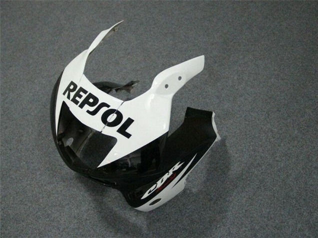 1997-1998 White Glossy Black Repsol Honda CBR600 F3 Motorcycle Fairings