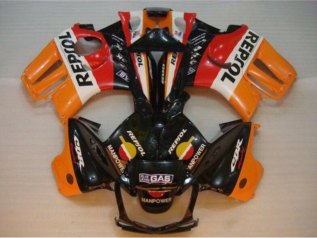 1995-1996 Orange White Red Glossy Black Repsol Honda CBR600 F3 Motorcycle Fairings