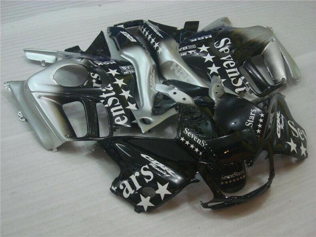 1995-1996 Silver Glossy Black SevenStars Honda CBR600 F3 Motorcycle Fairings