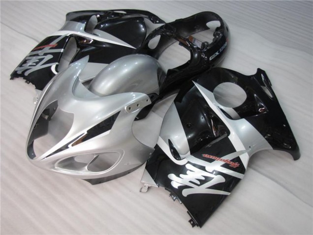1996-2007 Silver Black Suzuki GSXR 1300 Hayabusa Motorcycle Fairings