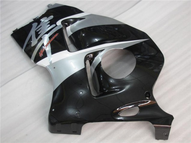 1996-2007 Silver Black Suzuki GSXR 1300 Hayabusa Motorcycle Fairings