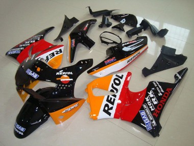 1998-1999 Orange White Red Glossy Black Repsol Honda CBR900RR 919 Motorcycle Fairings