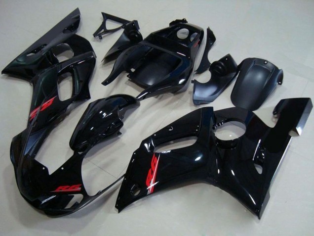 1998-2002 Glossy Black Red Decal Yamaha YZF R6 Motorcycle Fairings