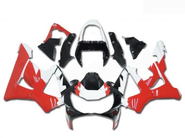 2000-2001 White Red Glossy Black Honda CBR900RR 929RR Motorcycle Fairings