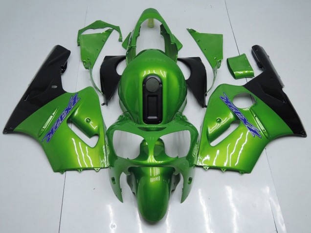 2000-2001 Green Black Blue Kawasaki ZX12R Motorcycle Fairings
