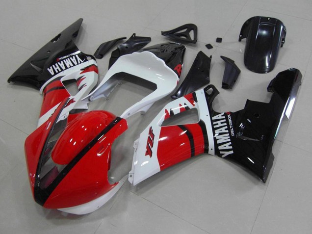 2000-2001 Red White Glossy Black Racing Version Yamaha YZF R1 Motorcycle Fairings