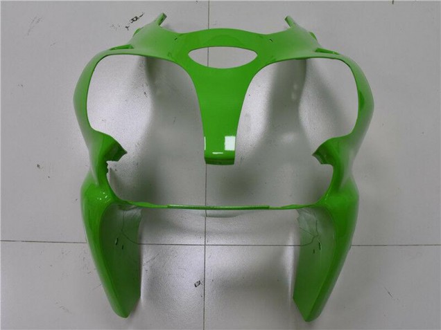 2000-2002 Green Black Kawasaki ZX6R Motorcycle Fairings