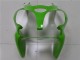 2000-2002 Green Black Kawasaki ZX6R Motorcycle Fairings
