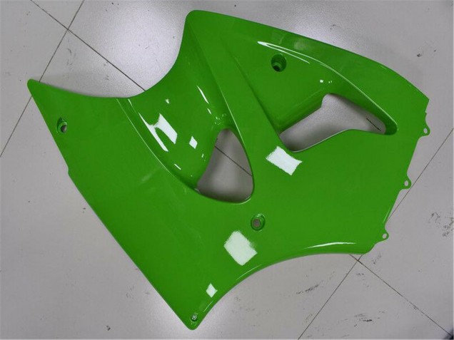 2000-2002 Green Black Kawasaki ZX6R Motorcycle Fairings