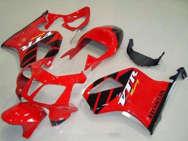 2000-2006 Red Black Stripe Honda VTR1000 Motorcycle Fairings
