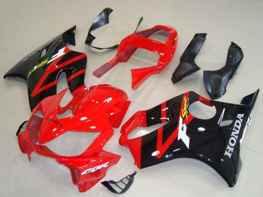 2001-2003 Red Glossy Black Honda CBR600 F4i Motorcycle Fairing
