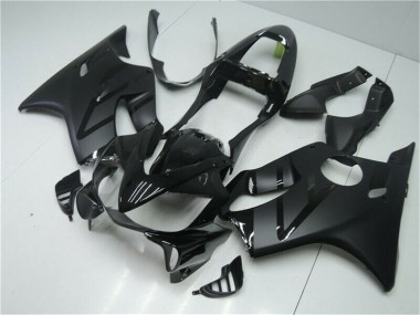 2001-2003 Glossy Black Matte Black Honda CBR600 F4i Motorcycle Fairings