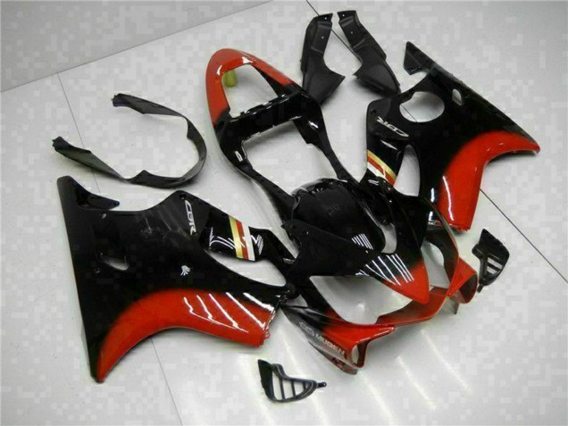 2001-2003 Red Glossy Black Honda CBR600 F4i Motorcycle Fairing Kits