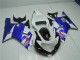2001-2003 White Blue Black Suzuki GSXR 600/750 Motorcycle Fairings