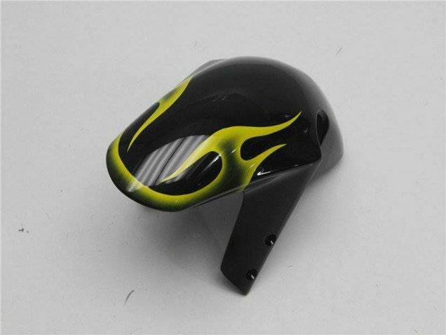 2001-2003 Glossy Black Yellow Flame Suzuki GSXR 600/750 Motorcycle Fairings