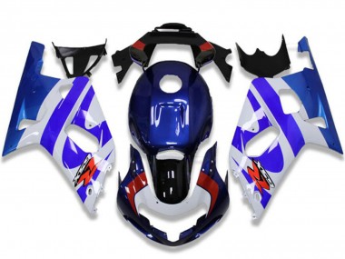 2001-2003 White Blue Red Black Suzuki GSXR 600/750 Motorcycle Fairings