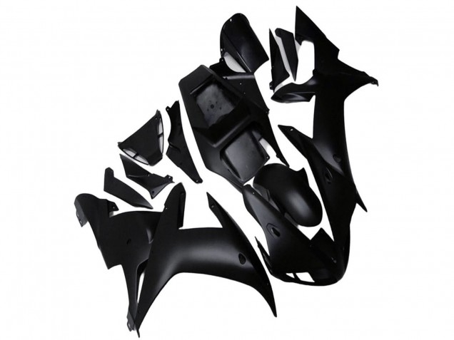2002-2003 Matte Black Yamaha YZF R1 Motorcycle Fairings