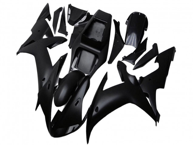 2002-2003 Matte Black Yamaha YZF R1 Motorcycle Fairings