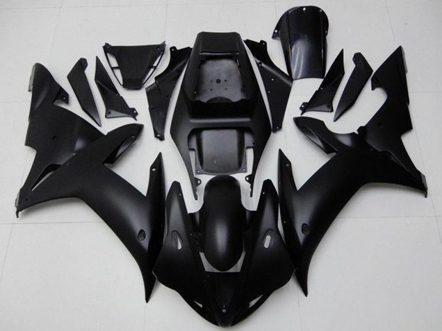 2002-2003 Matte Black Yamaha YZF R1 Motorcycle Fairings