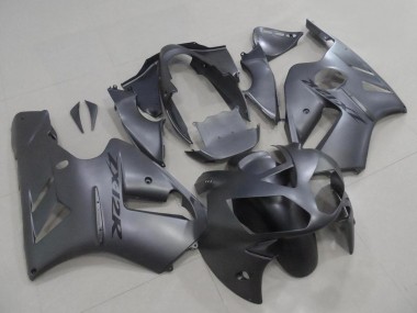 2002-2006 Matte Black Kawasaki ZX12R Motorcycle Fairings