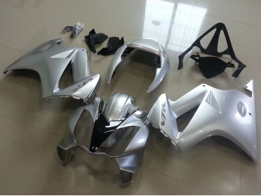 2002-2013 Silver Honda VFR 800 Bike Fairings
