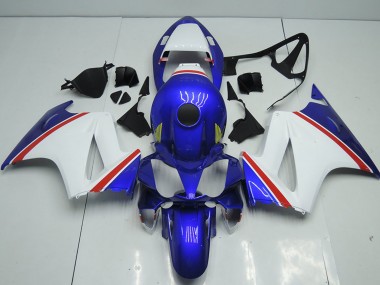 2002-2013 White Blue Red Honda VFR 800 Motorcycle Fairings