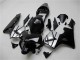 2003-2004 Silver Glossy Black Stripe Honda CBR600RR Motorcycle Fairings