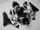 2003-2004 Silver Glossy Black Stripe Honda CBR600RR Motorcycle Fairings