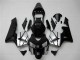 2003-2004 Silver Glossy Black Stripe Honda CBR600RR Motorcycle Fairings