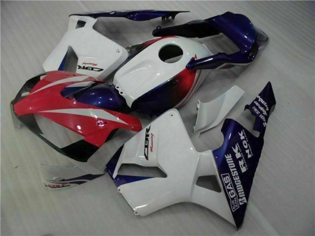 2003-2004 White Red Blue Honda CBR600RR Motorcycle Fairing