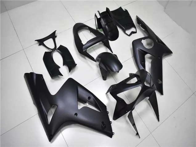 2003-2004 Matte Black Kawasaki ZX6R Motorcycle Fairings