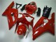 2003-2004 Red Kawasaki ZX6R Motorcycle Fairing Kits