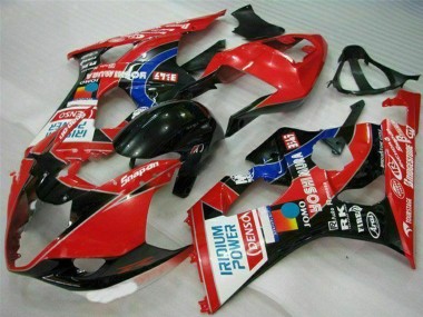 2003-2004 Red Black Blue Yoshimura Suzuki GSXR 1000 Motorcycle Fairings