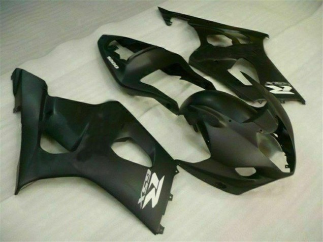 2003-2004 Matte Black Suzuki GSXR 1000 Motorcycle Fairings