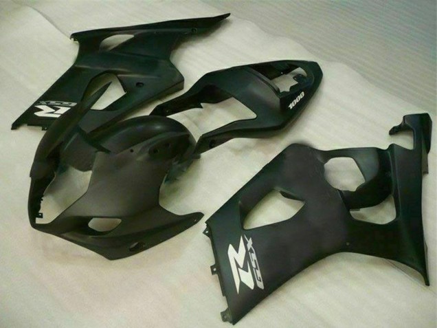 2003-2004 Matte Black Suzuki GSXR 1000 Motorcycle Fairings