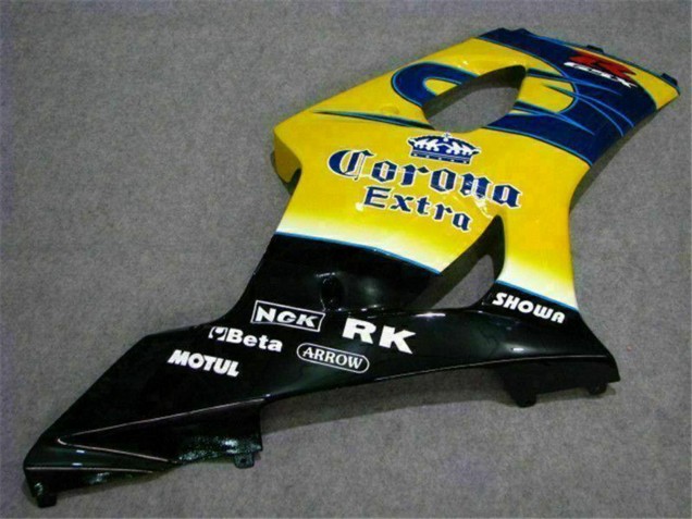 2003-2004 Yellow Blue White Red Corona Motul Suzuki GSXR 1000 Motorcycle Fairings