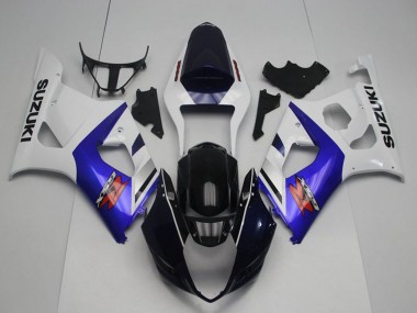 2003-2004 Whie Blue Glossy Black Red Suzuki GSXR 1000 Motorcycle Fairings