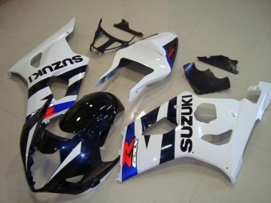 2003-2004 White Blue Dark Blue Red Suzuki GSXR 1000 Motorcycle Fairings