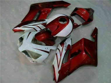 2004-2005 White Red Black Honda CBR1000RR Motorcycle Fairings