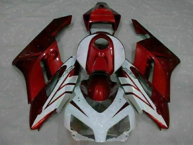 2004-2005 White Red Black Honda CBR1000RR Motorcycle Fairings