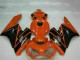 2004-2005 Orange Glossy Black Honda CBR1000RR Motorcycle Fairings